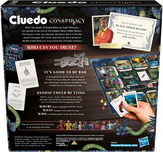 Cluedo Conspiracy Board Game – Mystery Deduction Family Game