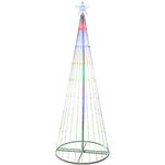 WeRChristmas Pre-Lit LED Animated Flashing Pop-Up Christmas Tree, 190 cm - Multi-Colour