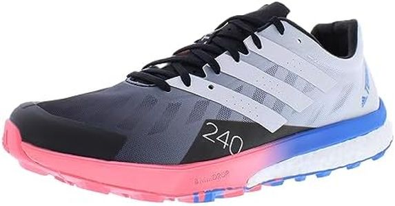 adidas Men's Terrex Speed Ultra Trail Running Shoe, Black/Crystal White/Turbo, 10