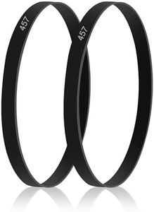 Replacement Belts 562289001 for Hoover Windtunnel Vacuum Cleaner,Fit UH70200 UH70210 UH70105 UH70120 UH71214 UH71215 UH71250 UH72600, Replace Part AH20065，12.8 x 457(2 Pack)