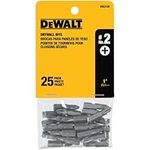 DEWALT DW2125 #2 Phillips Drywall Bit Tip (25-Pack), Silver metallic