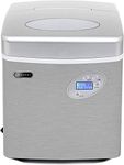 Whynter IMC-491DC Portable Ice Maker with Water Connection, 49 Pounds Capacity, Stainless Steel