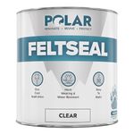 Polar Premium Clear Felt Seal - 500ml - Instant Waterproof Roof Sealant - Ideal for Flat or Pitched Felt, Shed & Garage Roofs - Easy to Apply