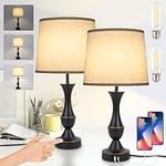 Touch Lamps for Bedrooms Set of 2, 