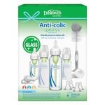 Dr. Brown’s Natural Flow Anti-Colic Options+ Narrow Glass Bottle Starter Set