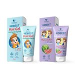 HealthBest Kidbest Hair Gel (50ml) & Kidbest Conditioner (200ml) for 3-13 Years Kids | Combo Set