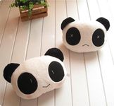 Glamorway 2pcs Panda Car Seat Plush Head Rest Cover Neck Support Cushion Pillow Car Headrest Pillow Car Seat Pillow