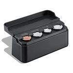 DWARFOO Coin Holder , Case, Universal Car Coin Change Organizer, Mini Change Storage Box, Car Interior Accessories Suitable for Most Cars, Trucks