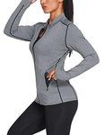 Pinspark Women's Track Jacket Athletic Workout Running Jacket Full Zip Up Sportswear Lightweight Tops