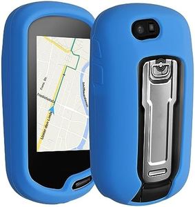 kwmobile Case Compatible with Garmin Oregon 700 / 750t / 600/650 - GPS Handset Navigation System Soft Silicone Skin Protective Cover - Blue Matte