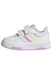 adidas Tensaur Hook and Loop Shoes Running, Cloud White/Blue/Bliss Lilac, 7.5 UK Child