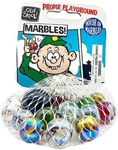 House of Marbles Old Skool Proper Playground Net Bag of Marbles