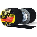 Lockport Anti Slip Tape - Heavy Duty Black Grip Tape for Stairs, 4” x 50ft Tape for Stair Treads Non Slip Outdoor/Indoor, Non Skid Tape - Anti Slip Stair Strips - Traction Tape for Ramps and Steps