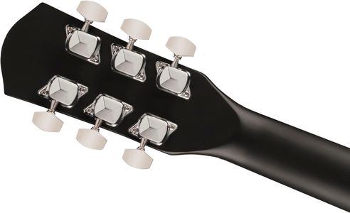 Fender FA-25CE Acoustic Guitar, Black – Cutaway Electric