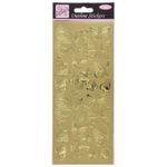 Anitas Outline Stickers, Butterfly, Gold, For Scrapbooking, Card Making, Kids Play, Homework, Art, Craft, Embelish, Decorative, Paper, Card, Glass, Metal, Plastic, Foam