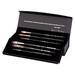 da Vinci, SIGNATURE CESC FARRÉ, Set, MAESTRO & CASANEO, Watercolor Brushes, For Paper, Washed Out, Elegant Cardboard Box with Magnetic Closure, Made in Germany, Sizes 4, 8, 12