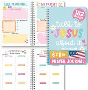 Hadley Designs Guided Prayer Journal For Woman - Daily Prayer Journals For Women, Mens Devotionals Journals, Daily Devotional Journal For Women, Devotional Notebook, Teal Religious Gifts