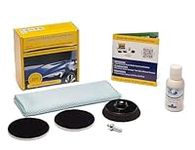 Glass Polish 21005 DIY Windscreen Polishing Kit for Automotive Glass Polishing - Ø 75mm with Drill Attachment