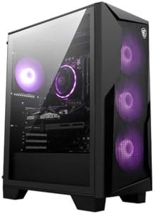 MSI Codex R2 Gaming Desktop: Intel Core i5-14400F, Geforce RTX 4060, 16GB DDR5, 1TB m.2 NVMe SSD, 80+ Gold PSU, WiFi, Keyboard & Mouse, DIY Friendly, Windows 11 Home: A14NUC5-232US