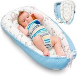 Macardac Baby Lounger For Newborn,100% Cotton Breathable & Soft Baby Nest (0-24 Months), Portable Infant Lounger Baby, Newborn Lounger Pillow, Snuggle me Lounger, Baby Lounger Pillow for Home & Travel