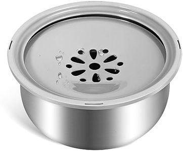 Dog Water Bowl 3.5L Stainless Steel No Spill Dog Bowl Large Capacity Slow Water Feeder, Spill Proof Dog Bowl Pet Water Dispenser Vehicle Carried Travel Slow Drinking Water Bowl for Dogs, Cat