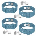 Motion Sickness Bands Anti Nausea Acupressure Wristband Sea Sickness Wristbands Nausea Bands Natural Relief Motion & Morning Sickness（2Pairs Blue）