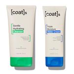 Coats Daily Duo 2-Step Bundle – Gentle Hydrating Cleanser + Triple Moisture Water Cream – Proven to Help Prevent Breakouts + Protect the Skin Barrier, with Ceramides – Designed for Teens + Young Skin