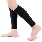 Compression Calf Sleeves, Compression Stockings with Medical Gradient Compression, 20-30mmHg Footless Calf Compression Socks for Shin Splint, Varicose Vein, Edema, Women & Men