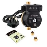 BritTherm B2 12/10-162 Water Pressure Booster Pump 150W – Automatic Inline Circulation System, Bronze Body, 10m Head, 1.8m³/h, UK Plug
