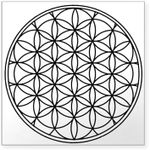 CafePress Flower of Life Sticker Sq