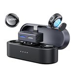 BOYA BOYALINK 3 Wireless Lavalier Mini Microphones for iOS/Android/PC/Camera,AI Noise Cancellation,48kHz/24Bit Studio Sound,APP Control, 984ft 30h Battery with Charging Case. Type C & TRS Cable.