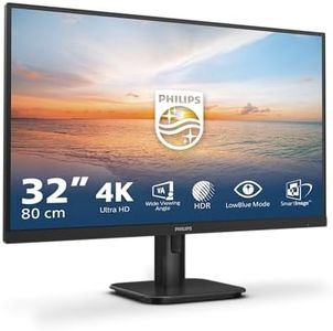 Philips 32E1N1800LA - Moniteur Ultra HD 32 Pouces, Adaptive Sync, HDR10, Haut-parleurs (3840x2160, 60 Hz, DisplayPort, HDMI) Noir