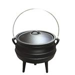Cuisiland Seasoned 10 Quart Cast Iron Potjiekos