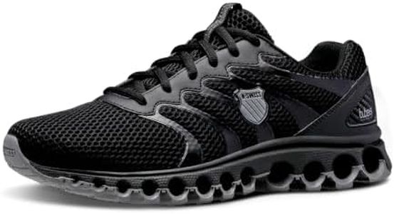 K-Swiss Men's Tubes 200 Training Shoe, Black/Charcoal, 7 M