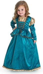 Little Adventures Medieval Princess Dress Up Costume (Medium Age 3-5) - Machine Washable Child Pretend Play and Party Dress with No Glitter