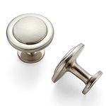 Ravinte 30 Pack 1-1/4 inch Kitchen Cabinet Knobs Dresser Knobs Drawer Knobs Brushed Nickel Zinc Knobs Drawer Pulls Door Knobs Dresser Drawer Handles Knobs for Dresser Drawers