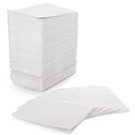 Blazco White Dental Bibs 125 Sheets, Disposable Dental Bibs 3 Ply Waterproof Dentist Bib for Adults & Children, Large Bulk Wipes 13'' x 18'' - Best for Medical, Tattoo, Piercing & Personal Use