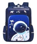 TEC TAVAKKAL Astronaut Backpack for Kids Boy Stylish Durable Water-Resistant Backpack Shoulder School Bags for Boys Kids Birthday And Vacation Gift - Blue