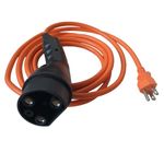 JOEEGO Charging Power Cord Assembly Fits for Evolution ICON Golf Carts, Replaces OEM# 2.04.0620