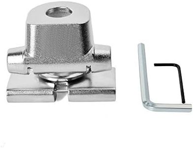 HYSHIKRA J-40 Antenna Mount Quick Installation Stainless Steel Car Clip Mount Trunk Lid Hatchback Mount Bracket for Yaesu Icom Midland Motorola Mobile Transceiver Radio Antenna