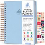 Clever Fox Budget Planner & Monthly Bill Organizer with Pockets. Expense Tracker Notebook, Budgeting Journal and Financial Planner Budget Book to Control Your Money. Large Size (8" x 9.5") – Lavender