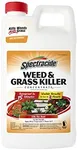 Spectracide Weed & Grass Killer Concentrate, Use On Driveways, Walkways and Around Trees & Flower Beds, 64 fl Ounce