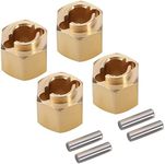 INJORA Brass Wheel Hex Hub 6mm(+2mm