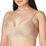 Olga Women's Easy Does It No Bulge Bra, Toasted Almond, XXL