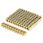 10PCS Terminal Ground Bar Brass Electric Block Connectors 10-Hole Electrical Distribution Cabinet Wire Screw M5 Terminal Ground Neutral Bar 3.3 * 0.6 * 0.3in