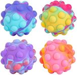 Pop Ball It Fidget Toys 4 PCS, 3D S