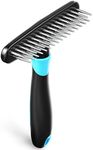 Dog rake deshedding dematting brush