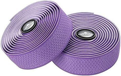 VXM Bike Handlebar Tape,Road Bicycle Bar Tape, PU Leather + EVA,Cycling Handle Grip Wrap-2 Rolls (Purple)