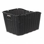 Basil 160875 Bell Weave Rear Bicycle Basket, Black