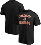 NFL Boys Kids 4-20 Official City Wide Arch Logo Team T-Shirt, Cincinnati Bengals - Black